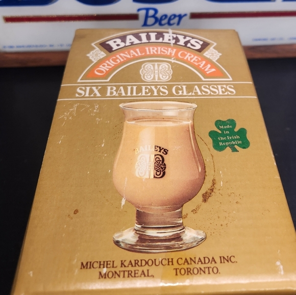 Baileys Original Irish Cream Liqueur Glasses In Original Box Set Of 6 - Picture 6 of 8